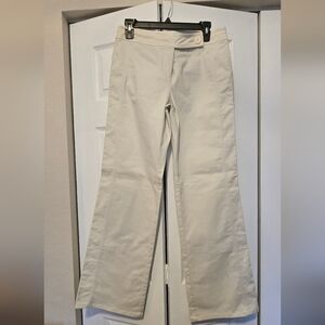 Ann Taylor Loft NWT Cream Bootcut Pants